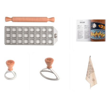 Marcato Ravioli Like A Pro sett - Kjøp kjøkkenmaskin hos Bakeren og Kokken