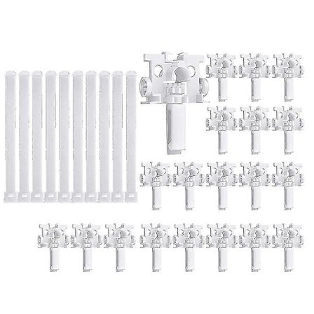 Vertikal Persienne Reparationsbærer Med Stang Vertikal Persienne Reparationskit Hvide Persienner Reservedele20