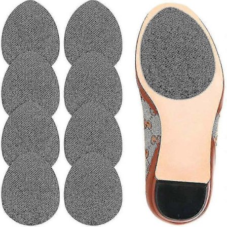 Sko med skridsikker sål, beskyttelsespuder, skridsikre greb til høje hæle (4 par)