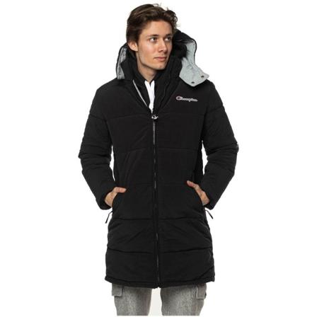 Jackor Champion Script Logo Back Padded Hooded Svarta 173 - 177 Cm/s