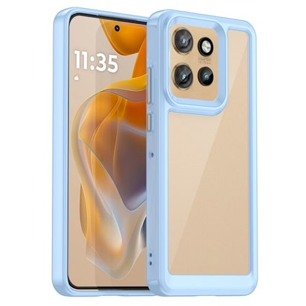 SKALO Motorola Edge 50 Neo 5G Farve Bumper Cover - Blå