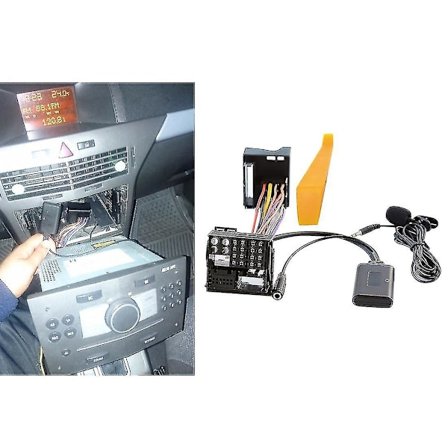 Bil Bluetooth 5.0 Aux-kabel Mikrofon Håndfri Mobiltelefon Gratis Opkaldsadapter Til Opel Cd30 Mp(TC)
