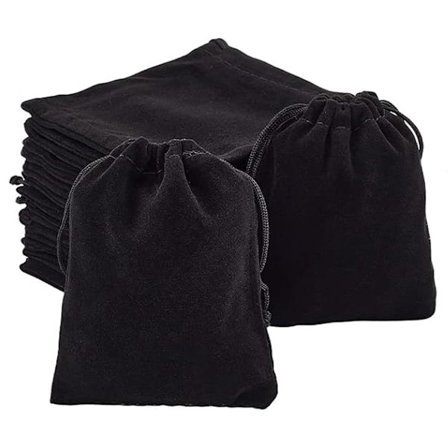 20x Poser med snorelukning - 10x12cm - Gaveposer - Poser med snorelukning - Smykketaske - Snorelukning - Gavepose - Slikposer - Blød smykketaske - 