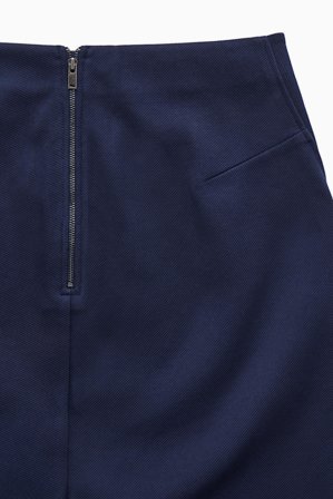 COS Women's Twill Mini Skirt in Blue