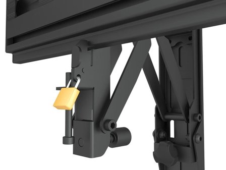 Multibrackets PRO Series M Wallmount Pro MBW1U Push In Pop Out brakett - for LCD-skjerm - svart