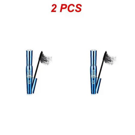 1-5 stk./parti Naturlig Krøllete Slank Mascara 3D Fiber Vipper Krem Vanntett Langvarig Øyesminke Svarte Øyevipper Kosmetikk