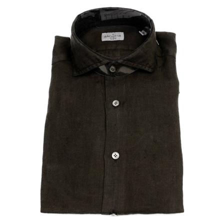 Bagutta - Skjortor - Brun - Herr - Storlek: Xl, Herr, Storlek: XL