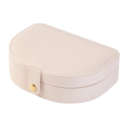 Lyxigt smyckeskrin i konstläder med lås