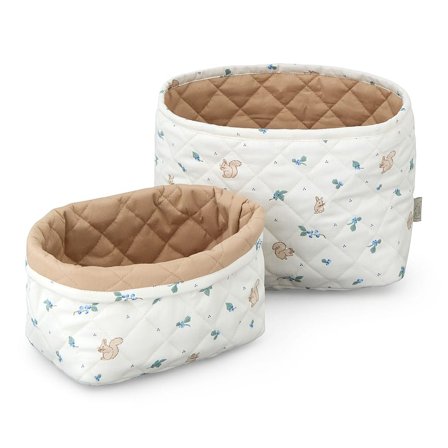 Cam Cam Copenhagen Quilted Storage Basket, Set of Two P99 Blueberries, Tøj & Bolig, Opbevaring & Organisering, Opbevaringsbokse