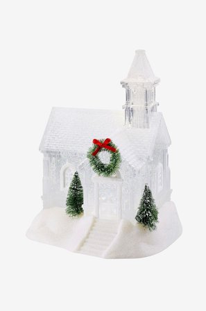 Markslöjd - CHAPELLE Bordpynt - Hvit - Dekorativ julebelysning - Fra Homeroom