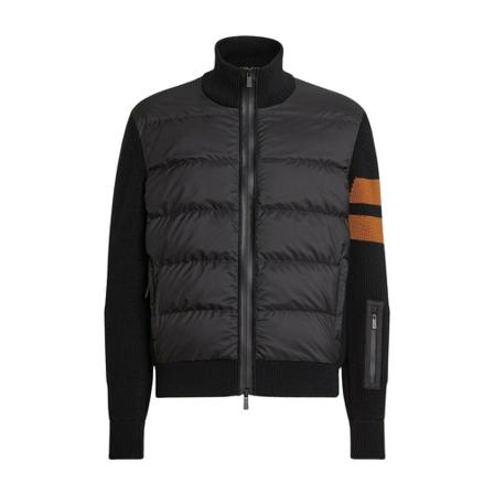 Z Zegna, Zip-throughs Zwart, Heren, Maat:M