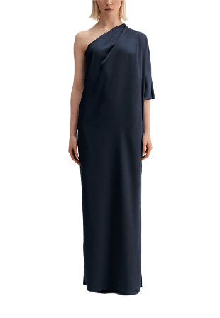 Ahlvar Gallery Ella satin dress Klänningar Dam Blå M