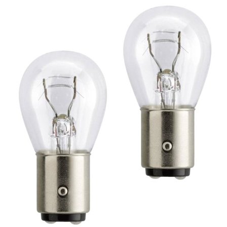 To Philips indikatorlys, standard P21/5 - 21 watt