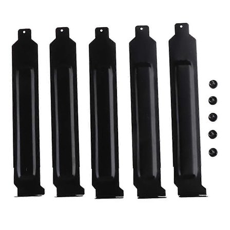 5 st Metall PCI Slot Skydd Fäste med Skruvar Full Profil Expansion Damfilter Tätningsplatta fo