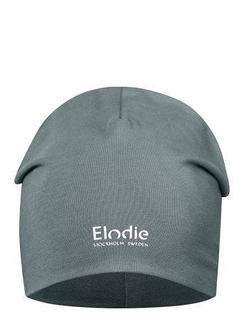 Elodie Details Logo Beanies - Deco Turquoise 0-6M - Grey - 0-6MONTHS