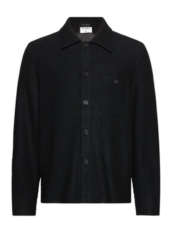 Filippa K Boiled Wool Shirt Jacket - Black - XS
