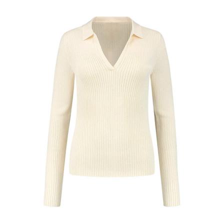 Nikkie Knitwear , Beige , Dames , Maat: M Truis