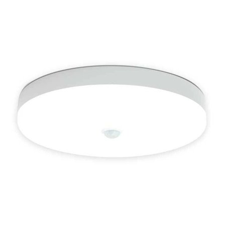 LED Taklampa Rörelsesensor 9W Kallvit IP56 Vattentät Rund LED Taklampa för Utomhus Inomhus Trappa Badrum Garage Korridor