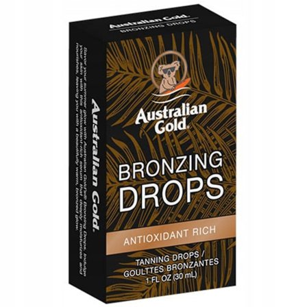 Australian Gold Bronzing Drops Itseruskettavat Pronssipisarat Kasvoille Ja Vartalolle 30 Ml