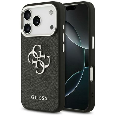 Guess 4G Big 4G Classic Logoetui til iPhone 17 Pro Max - svart