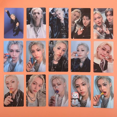 Stray Kids - GIANT Japanilainen erikois Fang Chan Zhang Bin HAN samantyylinen kortti