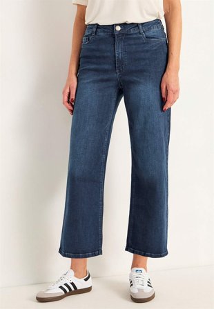 Cellbes of Sweden - Stretchiga ankeljeans - mellanblå / denim - för damer - 44