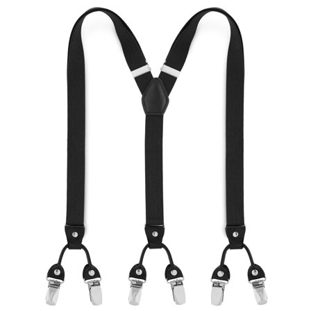 Slanke Sorte Seler til mænd - Clip-on seler