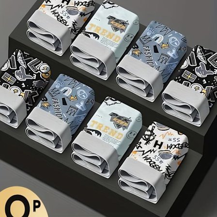 8-pack kalsonger för män - Andningsbara, bekväma, enfärgade, perfekta för vardagskläder, gym eller daglig användning