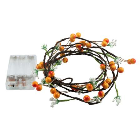 Julepynt Lampe LED Frukt Kobbertråd Lampe Kjede Rattan Lampe Julepynt Led Frukt Kobbertråd Lampe Kjede Rattan Lampe 2m