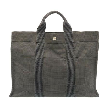 Hermès Vintage, Pre-Owned Handbag Grijs, Dames, Maat:ONE Size,Polyamide