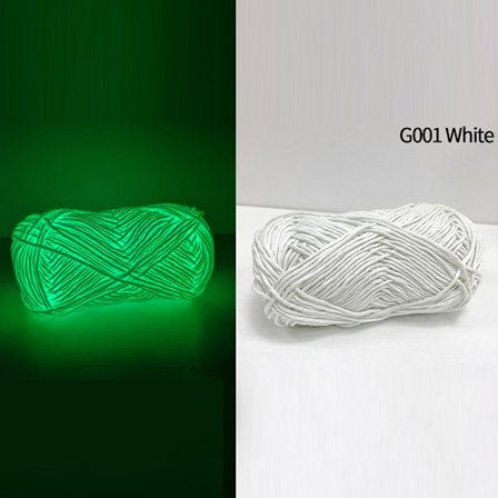 Luminous Wool Multipurpose DIY Woven Wool Glowing In The Dark Stickat garn