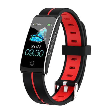 Smart armbånd overvågning af menstruationscyklus Black Red
