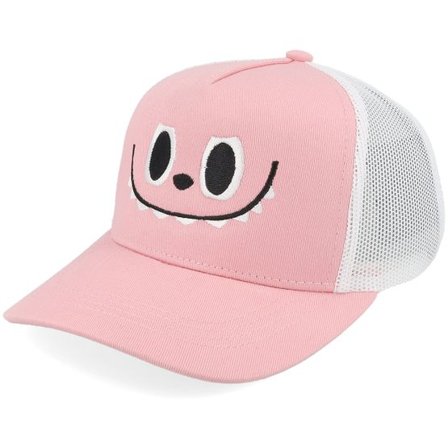 Iconic - Rosa trucker Keps - Kids Little Monster Light Pink/White A-frame Trucker @ Hatstore