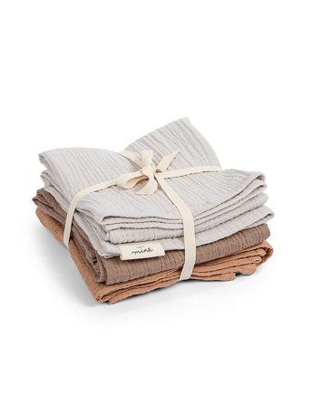 that's mine Stofbleer 3-pak Beige Brown Golden Mist, Børn & Forældre, Bleer, Stofbleer