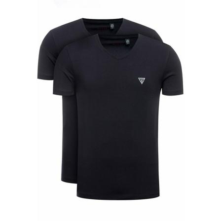 Guess Bipack 2 T-shirts , Zwart , Heren , Maat: M