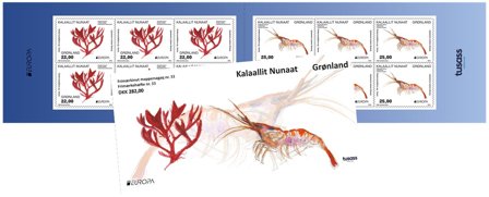 Grønland - EUROPA 2024 Undervandsfauna og -flora - Postfrisk hæfte