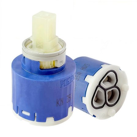 Kerox NKJ35 35mm Ettgreps Blandebatteri Patron Erstatning Keramisk Blandings Energi Sparepatron Høyre Sving Kit Kompatibel med Kerox Single-Perfet