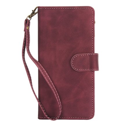 Lompakko Vetoketjullinen PU Keinonahkainen Puhelinkotelo Sopii iPhone 17 Air 16E 16 15 14 13 12 11 Pro X XS Max XR 8 7 6 6s Plus Käännettävä 