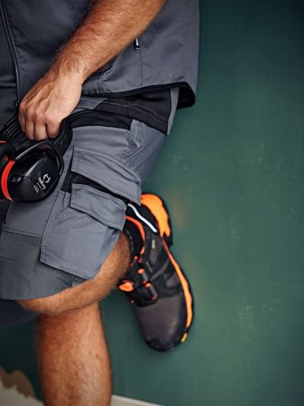 Fristads Herr Shorts 2562 STFP, Grå/Svart