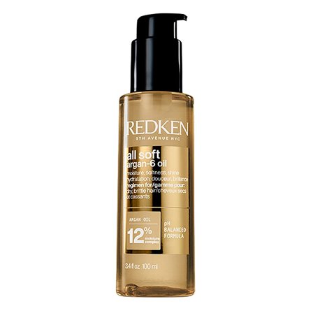 Redken All Soft Argan-6 Oil 100 ml, Hår, Shampoo & Hårpleje, Hårolie & Serum