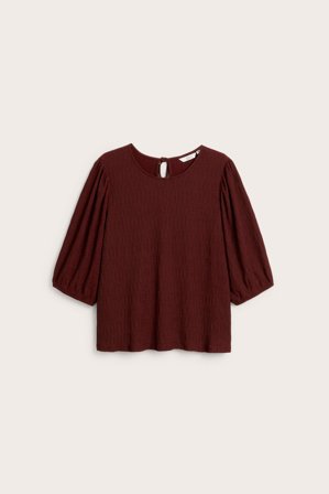 Kappahl | Topp med puffärm | Röd