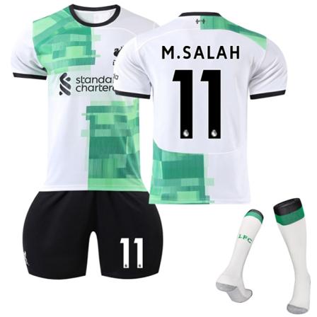 23/24 Liverpool bortefotballdraktsett med sokker 11 Salah #22