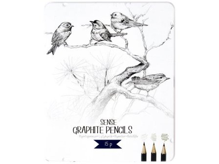 SENSE Skisspennor 15/fp - Lyreco - Skola och förskola - Konstnärsprodukter - Skisspennor, kol och grafitkritor
