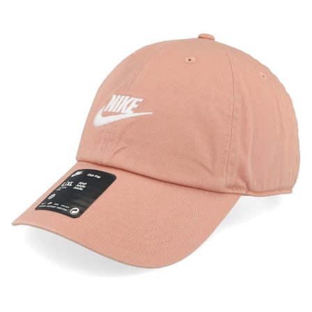 Nike - Rosa unconstructed Cap - Nk Club Cap Cb Futura Washed L Rose Gold/White Dad Cap / Unconstructed @ Hatstore