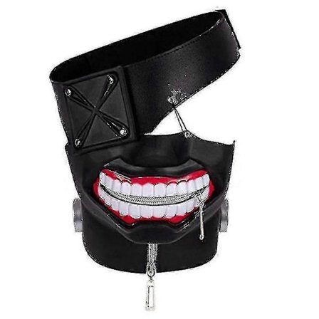 Anime Tokyo Ghoul -naamio Ken Kaneki huppunaamio Halloween 3D -kumikosplayrekvisiitta