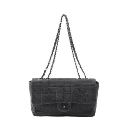 Chanel Vintage Pre-owned Shoulder Väska svart, Dam Vintage Väskor, Dam, Storlek: ONE SIZE