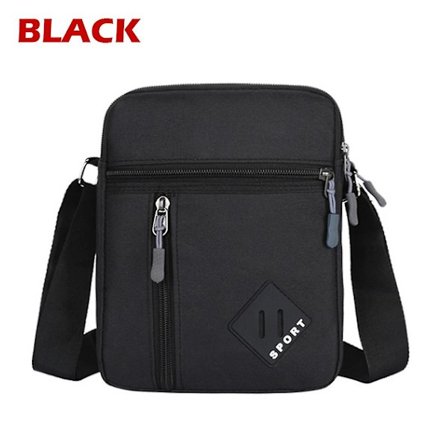 Sling Bag Crossbody Resväska Herr | Axelväska Herr Vattentät - Herr Messenger Black