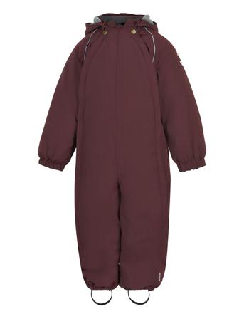 Nylon Baby Suit - Solid Outerwear Coveralls Snow/ski Coveralls & Sets Burgundy Mikk-Line