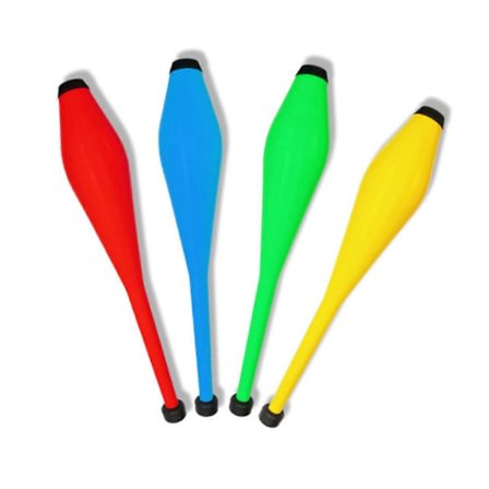 Jongleringsklubbor Pennor Scarves Broderiset för Nybörjare Utomhusleksaker