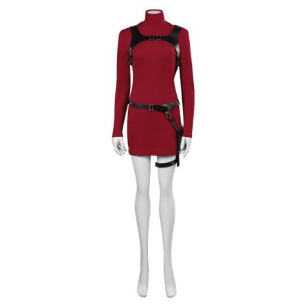 Kvinnlig Resident 4 Ada Wong Cosplay Kostym Evil Dress Outfits Fantasia Halloween Carnival Utklädnadsdräkt För Vuxna Kvinnor Flickor XXXL